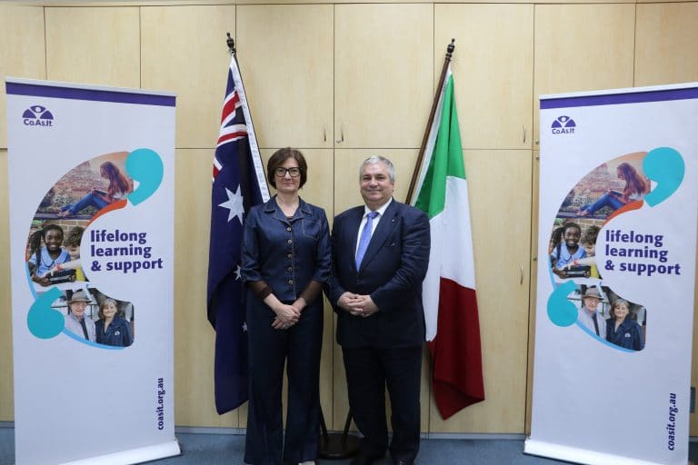 Italian Ambassador to Australia visits Co.As.It. Sydney Co.As.It.